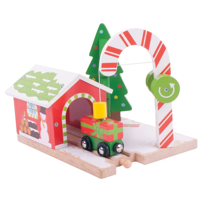 Bigjigs Rail Candy Crane Wooden Railway Train Set Accessory