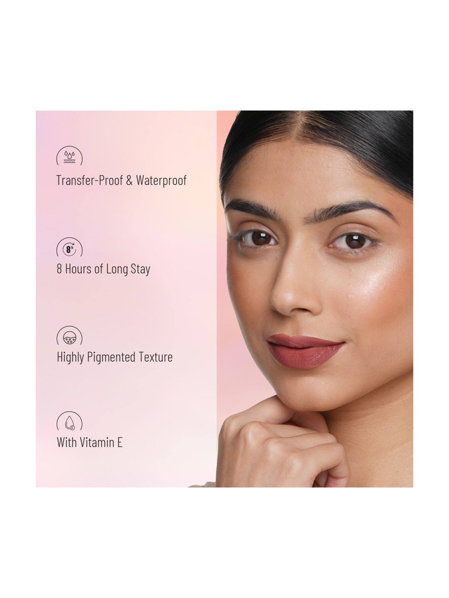 SWISS BEAUTY Super Matte Liquid Lipstick Stay The Night - 3.5 ml