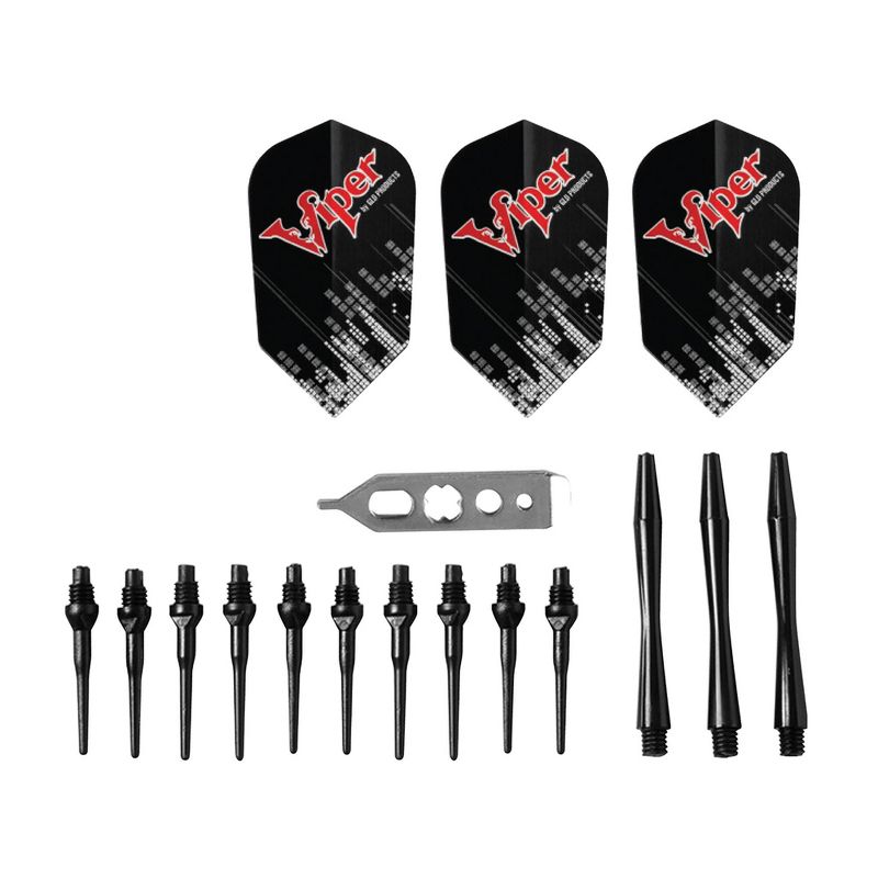Viper Pitbull 90% Tungsten 18 Gram Diamond Cut Barrel Soft Tip Darts w/ Case
