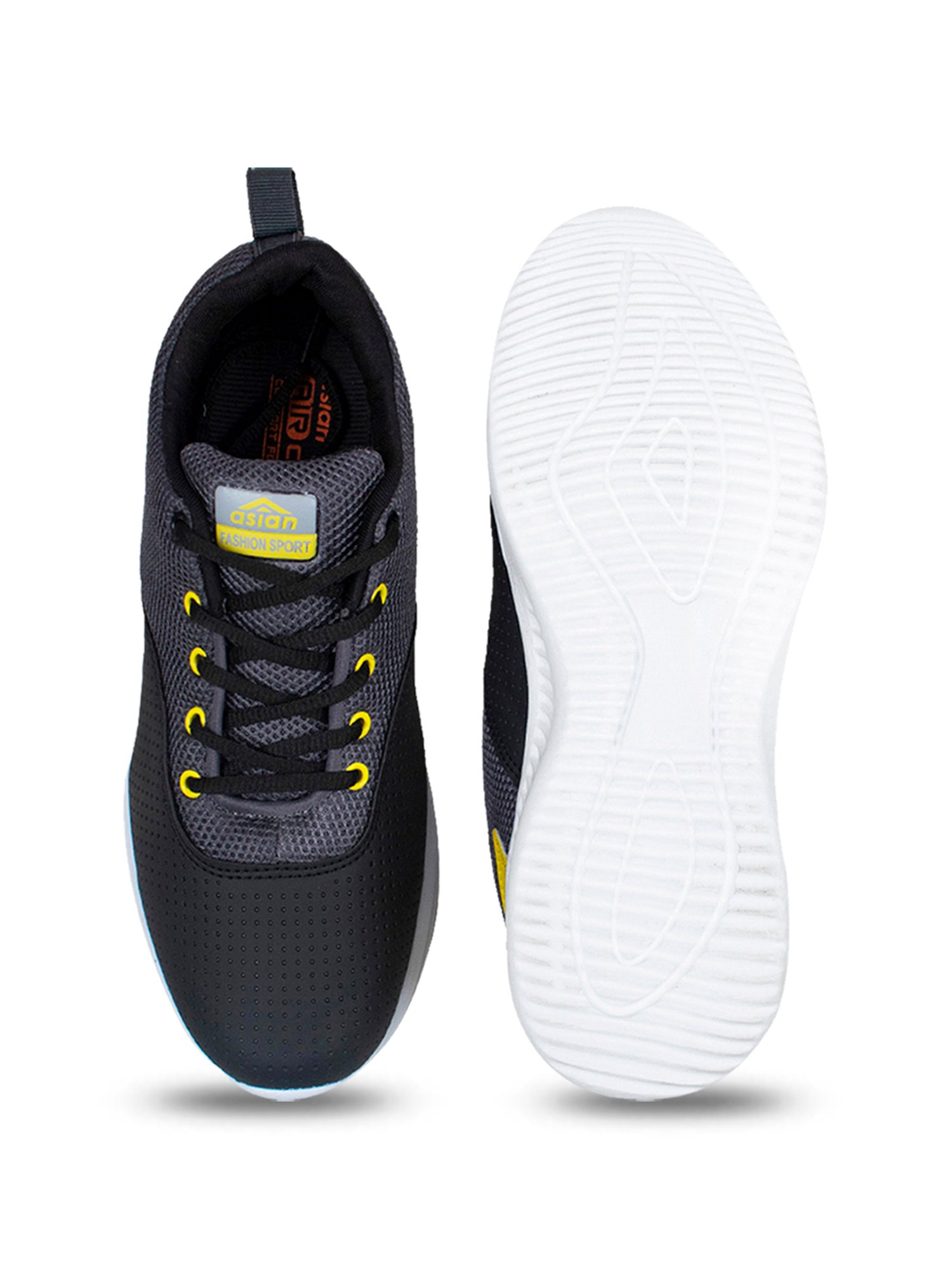 Asian Men's Grey Running Shoes