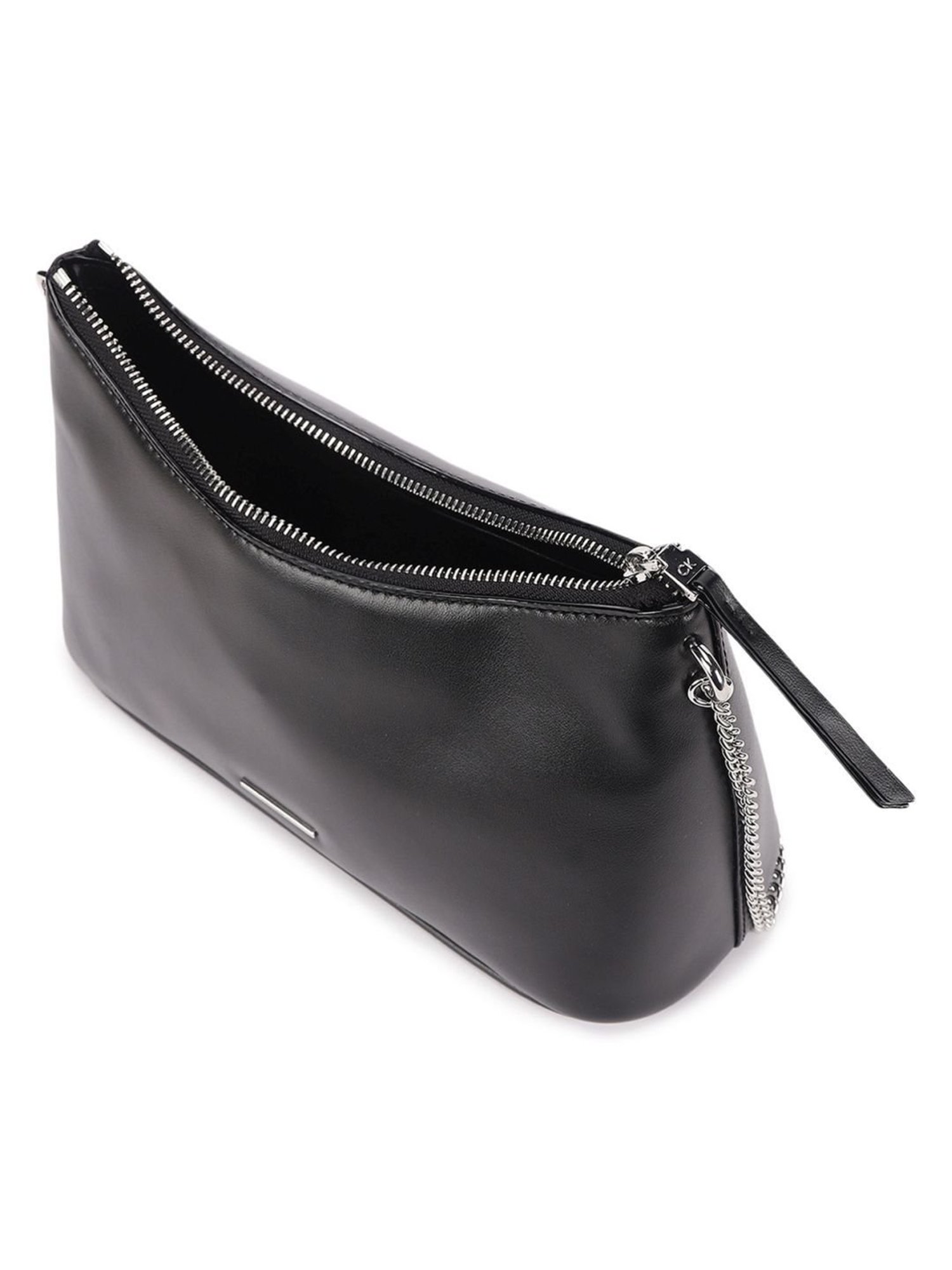 Calvin Klein Black natural Medium Bowler Bag