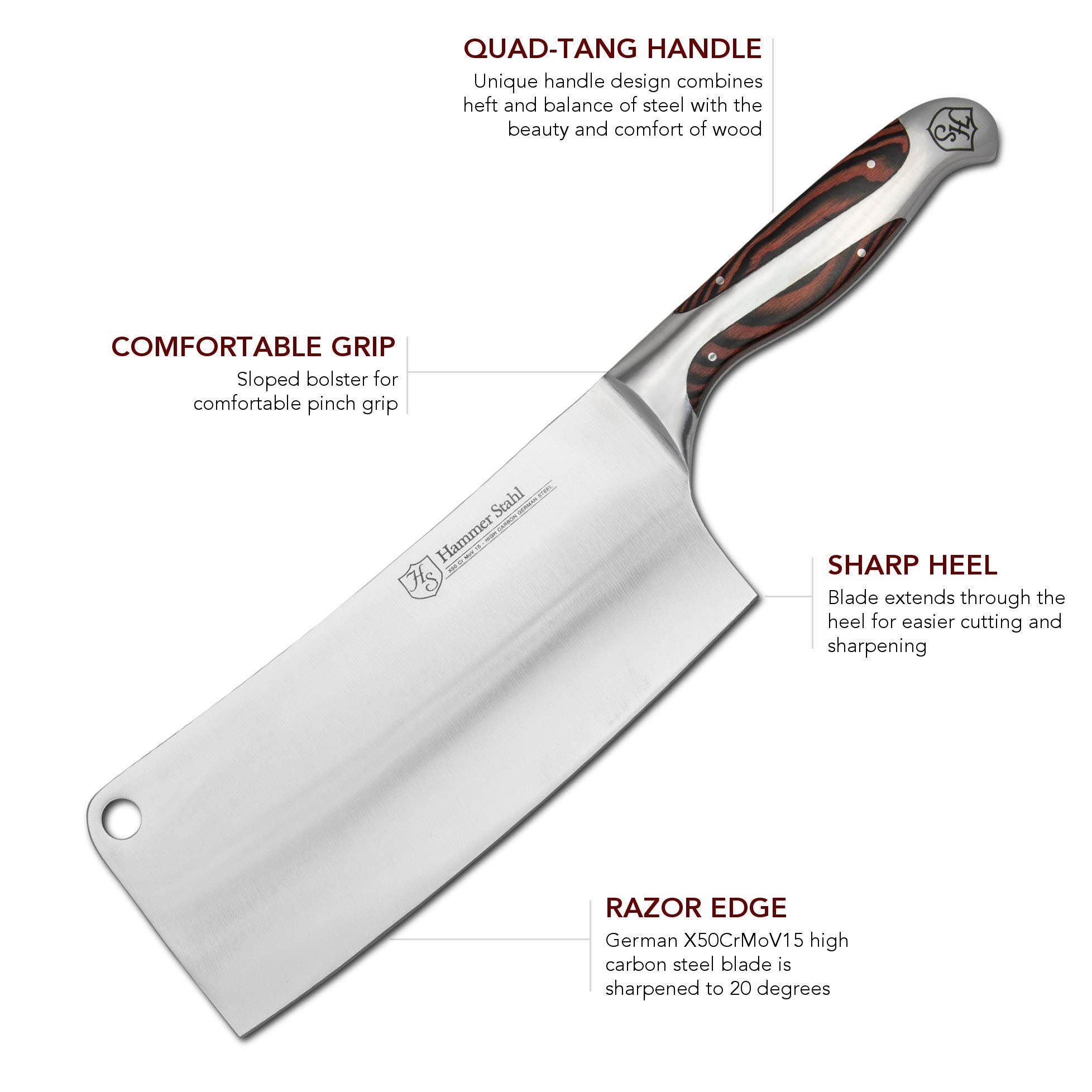 Hammer Stahl 8'' Cleaver