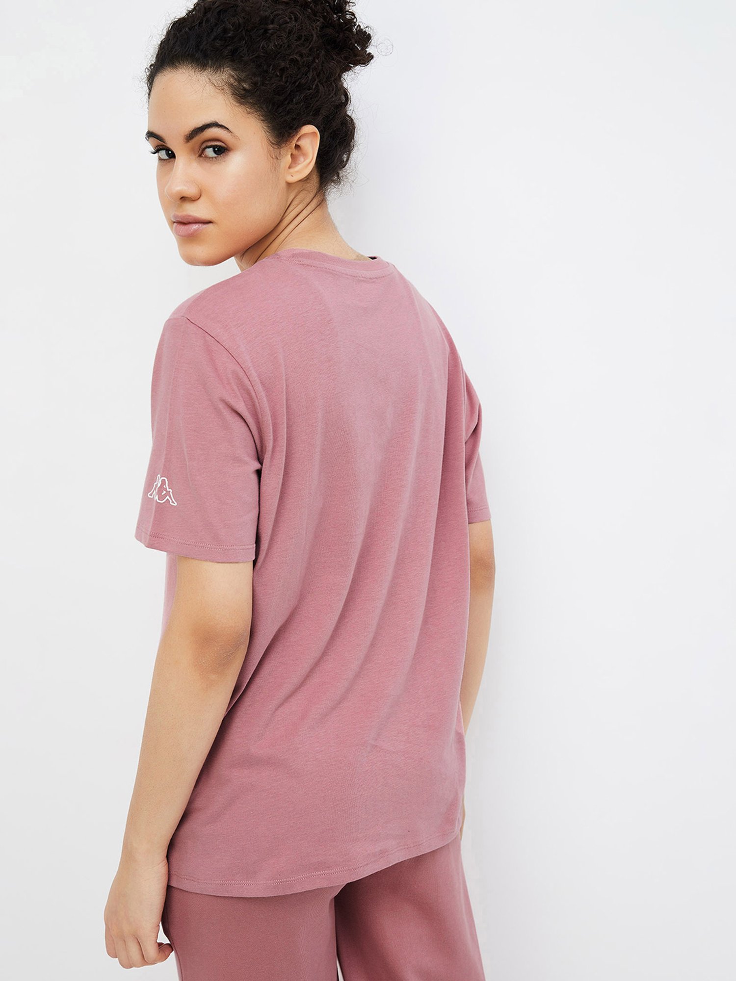 KAPPA Dusty Pink Graphic Print T-Shirt