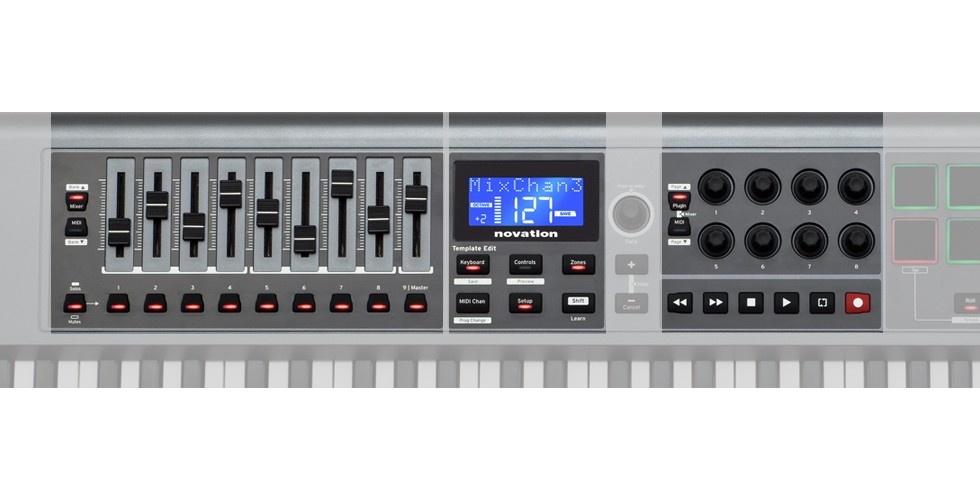 Novation Impulse 49 USB Midi Controller Keyboard with Stand & Sustain Pedal