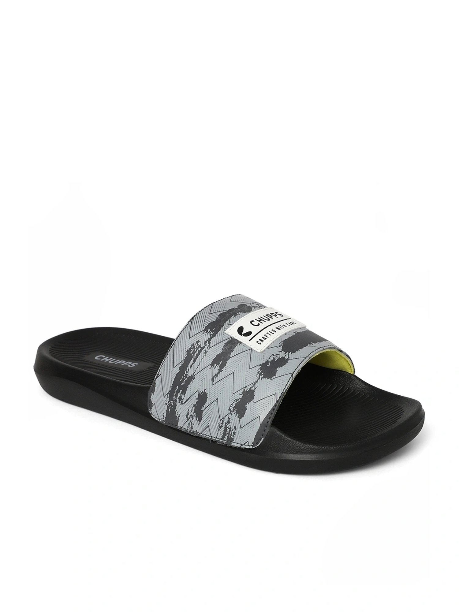 Chupps Men's Traction AirSoft Grey Slides