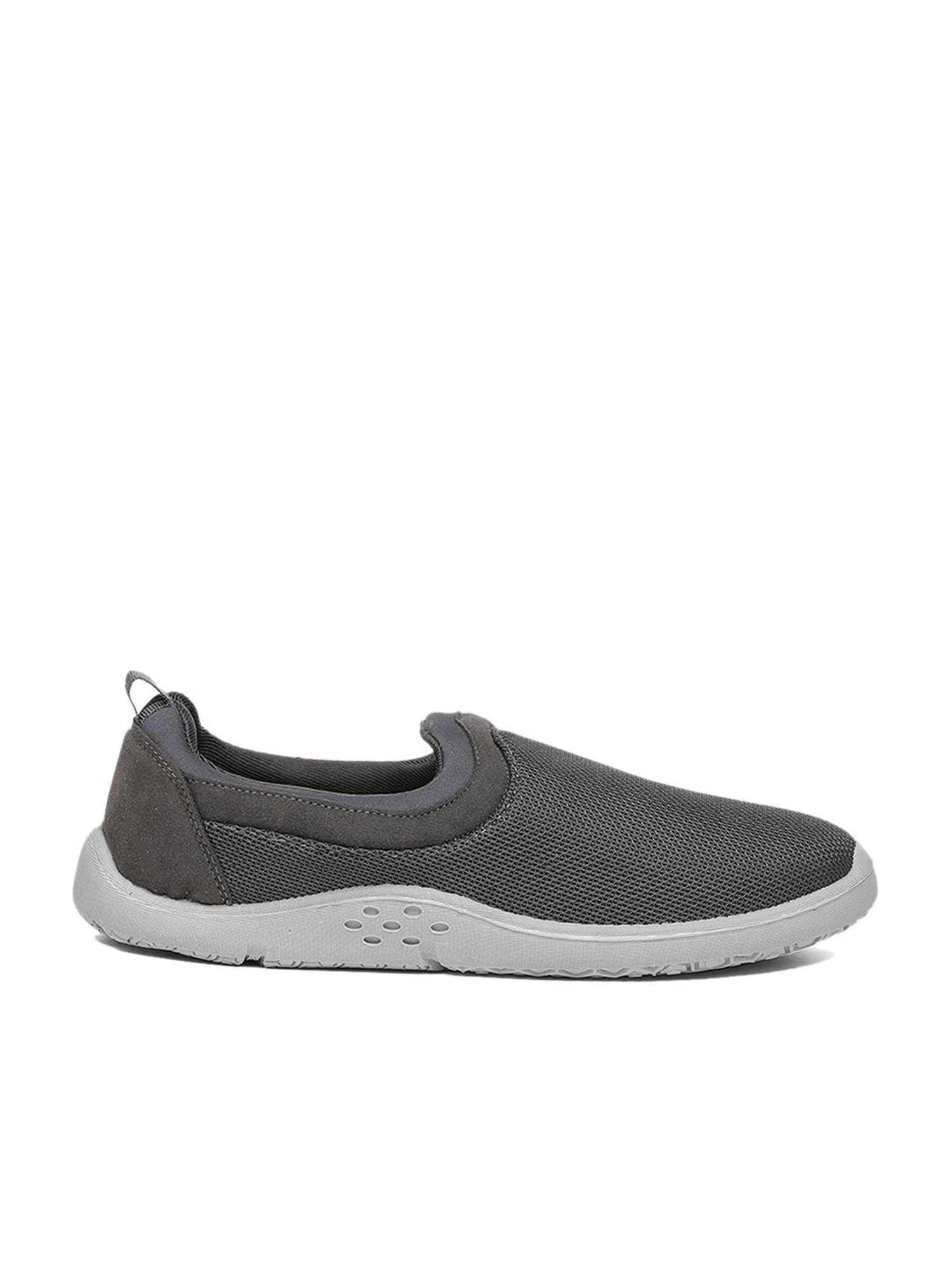 Bata Men's Grey Casual Slip-Ons