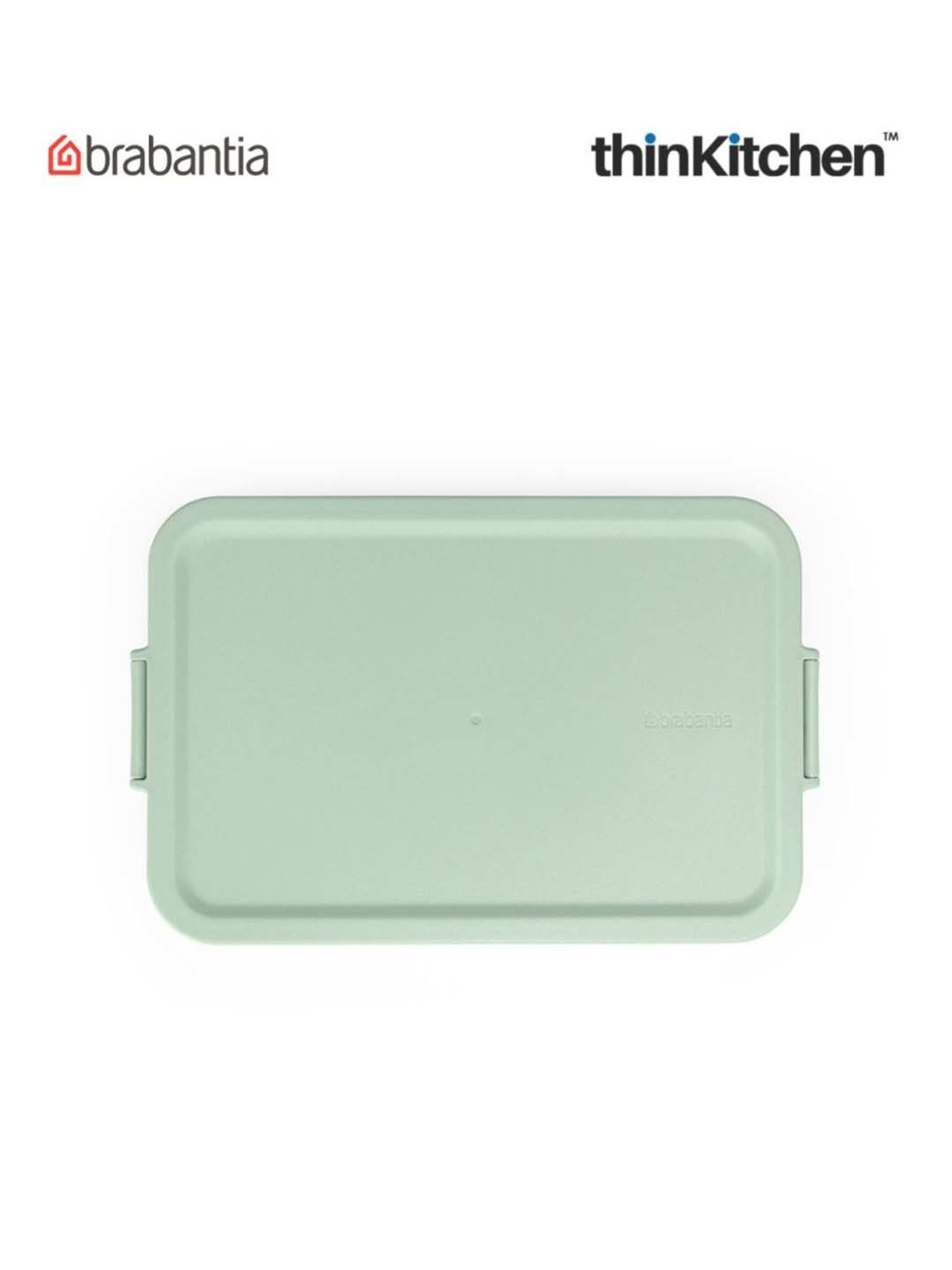 Brabantia Green Plastic Make & Take Flat Lunch Box (1.1 L)