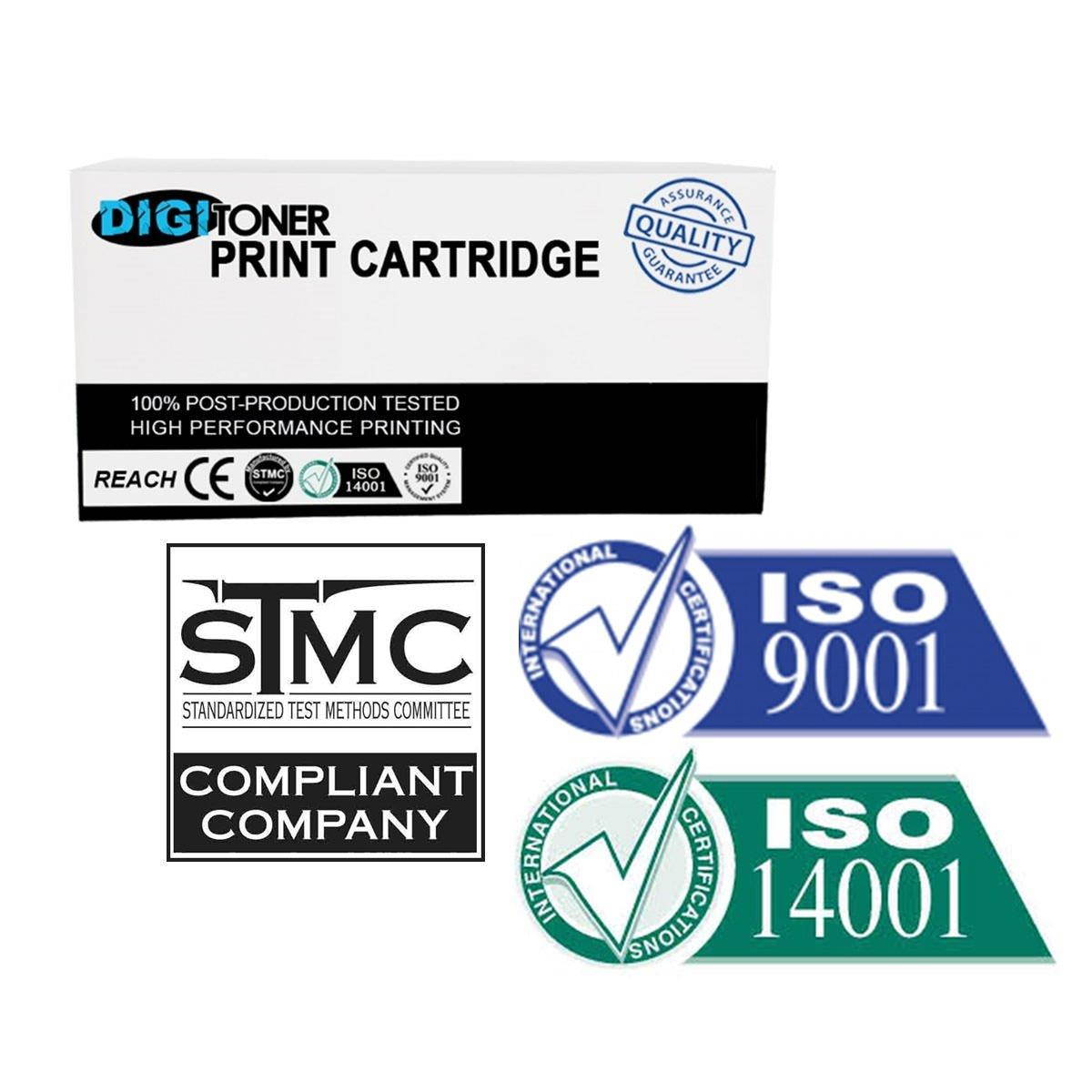 DIGITONER Compatible DR820 Toner Drum Unit &ndash; DR-820 High Yield Compatible Drum Unit Replacement for Brother Laser Printer &ndash; Black [1DR820+1TN850, 2 Pack]