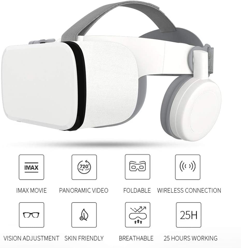 Andoer Virtual Reality Glasses 3D VR Box Glasses Headset Universal for Android iOS Windows Smart Phones with 4.7 to 6.0 Inches