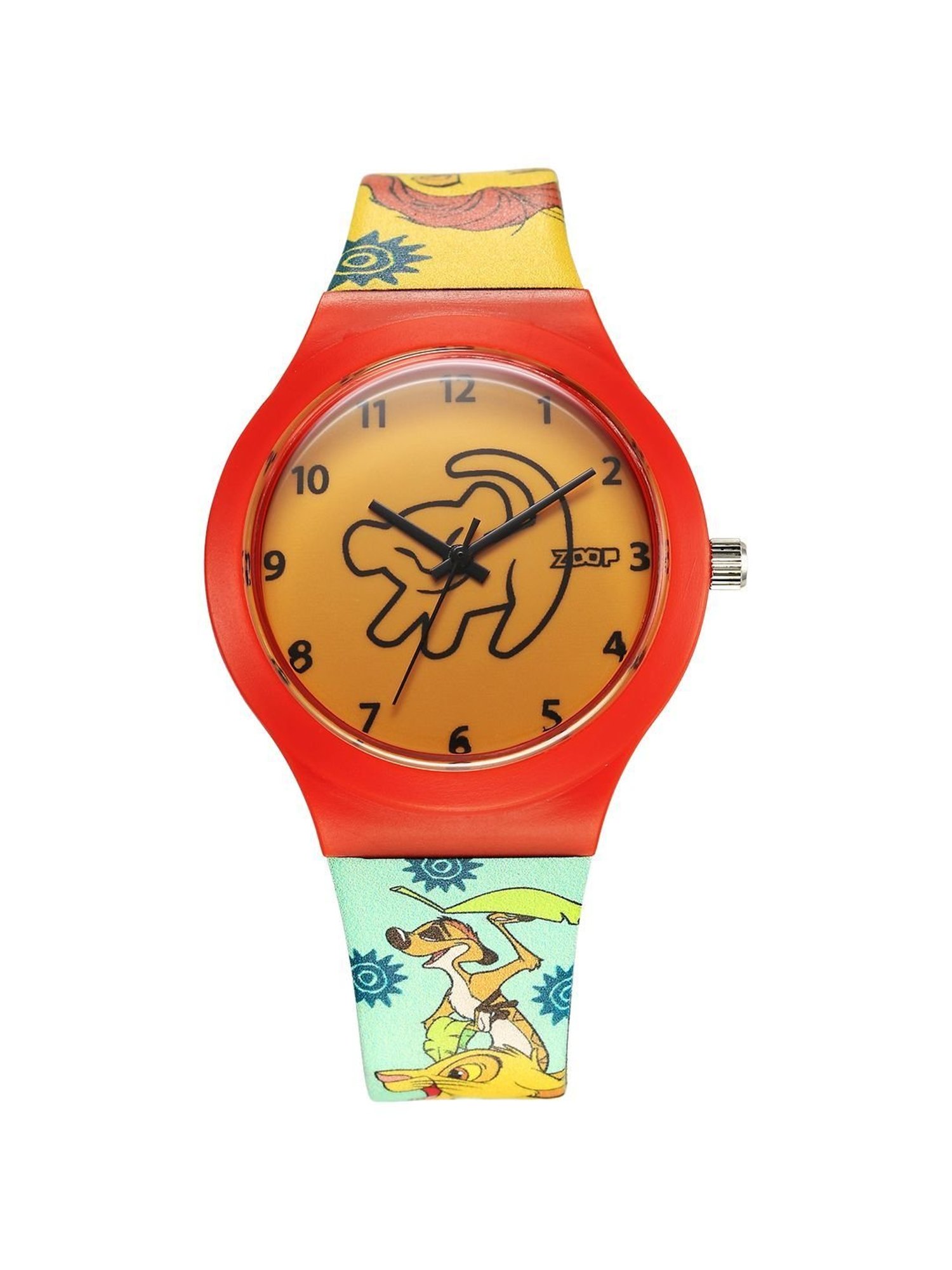 Zoop 16018PP04 Disney Kids Analog Watch with 3 Straps