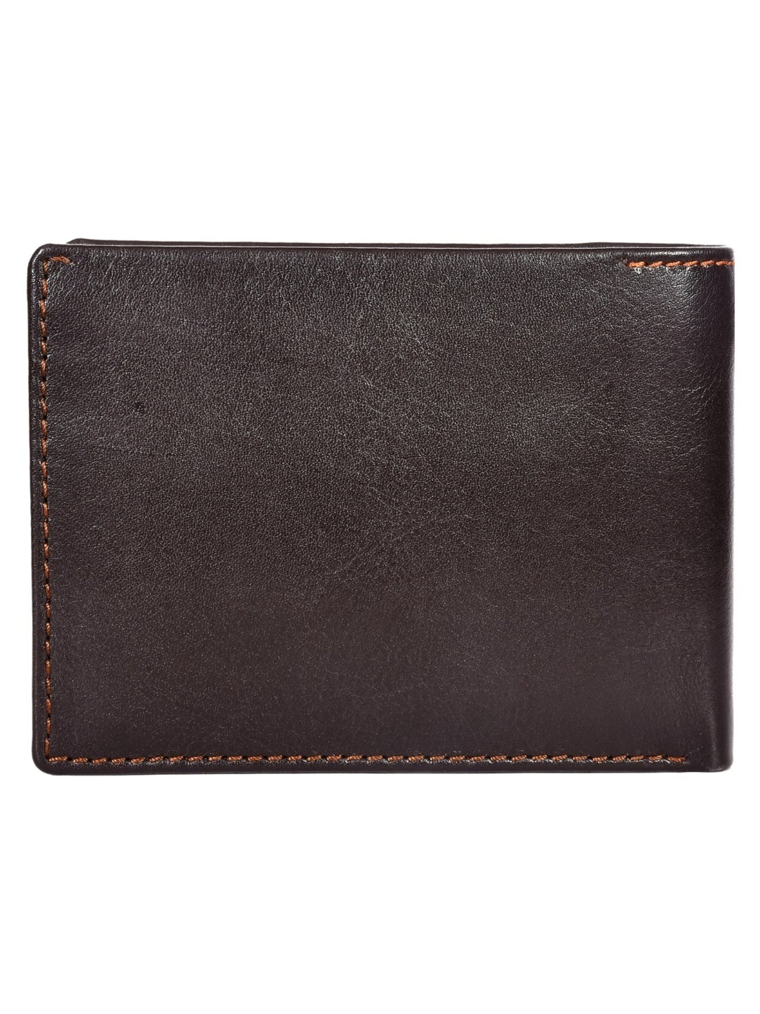 SASSORA BELLA Brown Leather RFID Bi-Fold Wallet