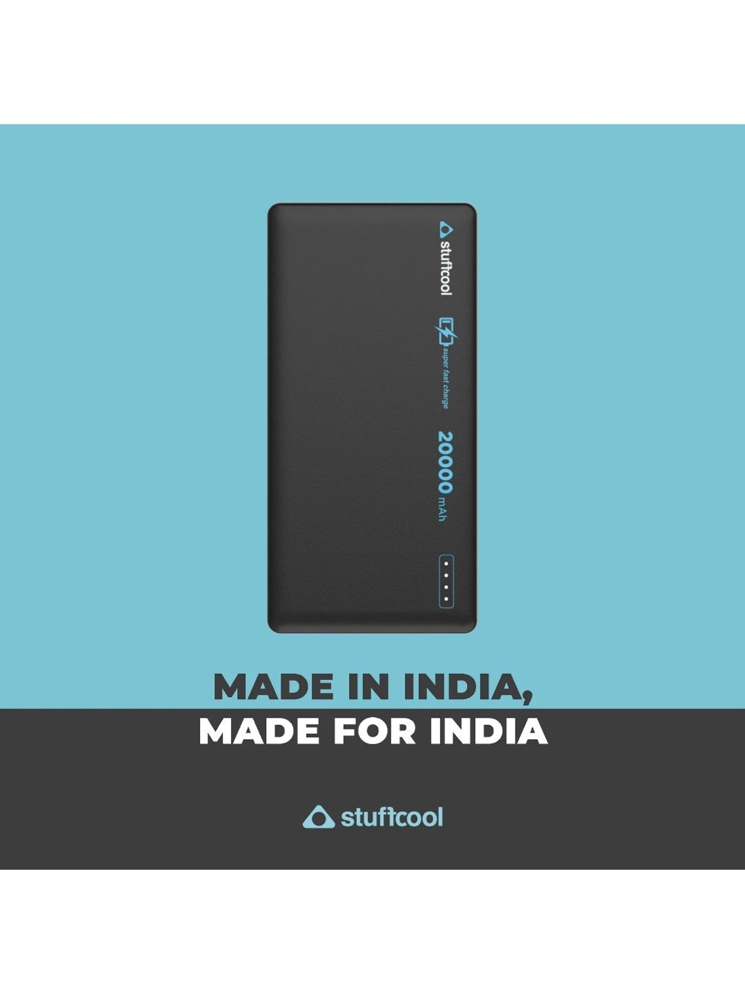Stuffcool Major Max 20000mAh 35W PD PPS Powerbank (Black)