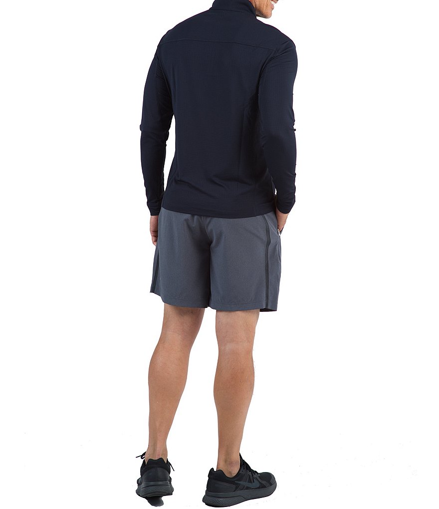 IBKUL Long-Sleeve UPF Mockneck Pullover