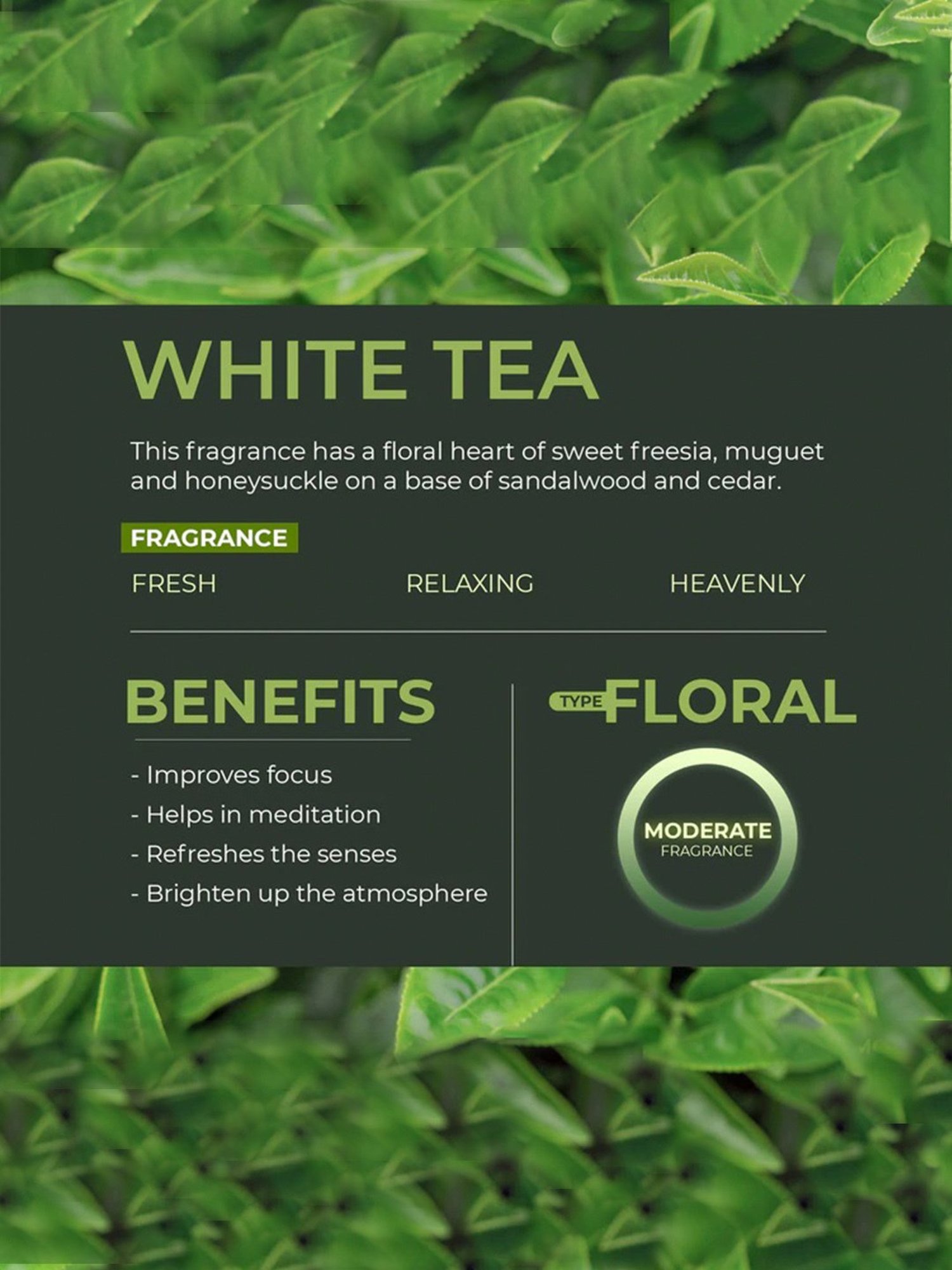 Rosemoore Scented Room Spray White tea - (100 ml)