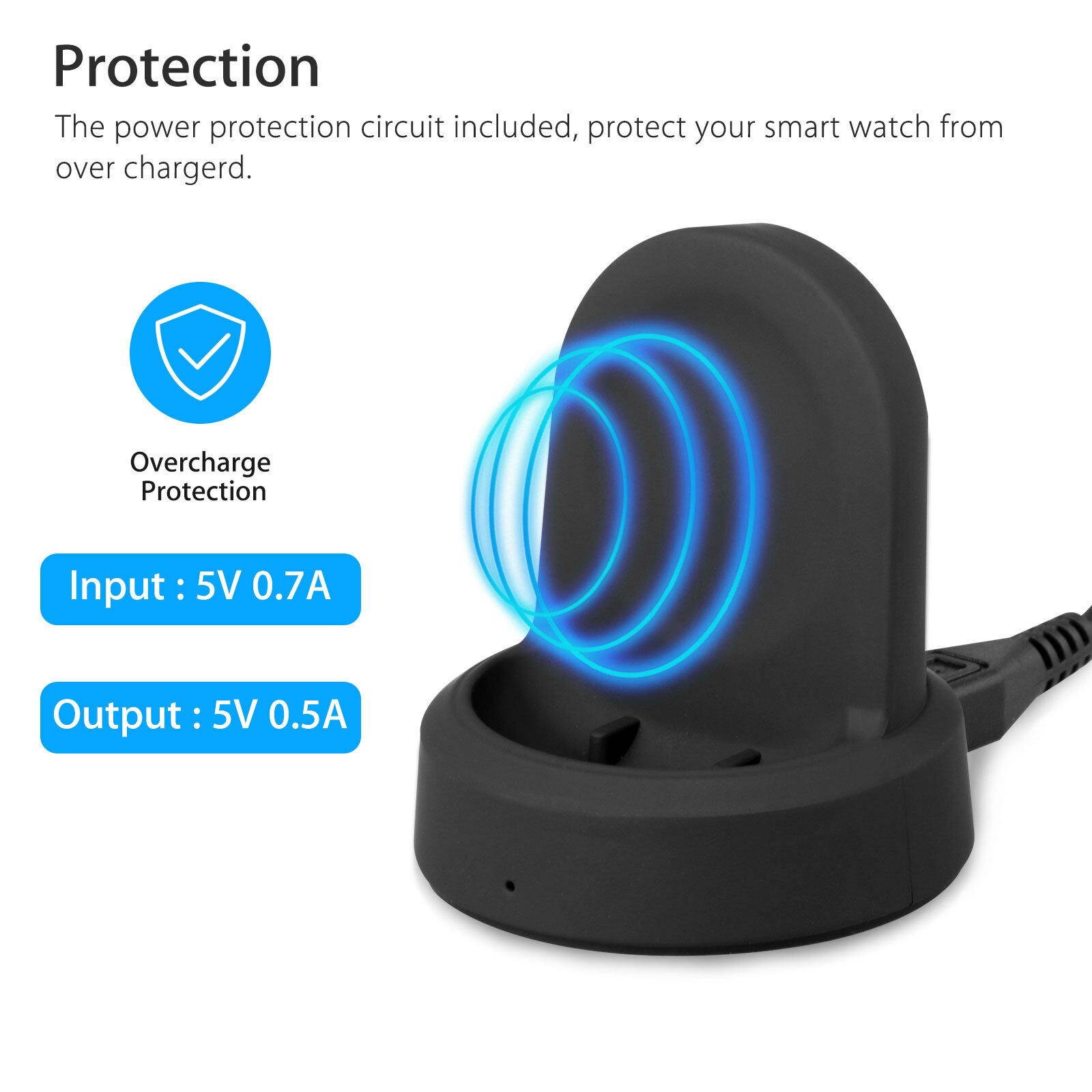 Wireless Charger Charging Dock for  Galaxy galaxy watch 42mm 46mm