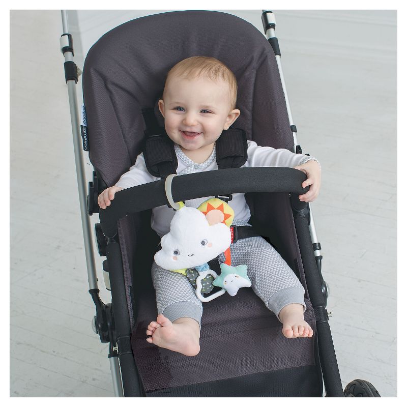 Skip Hop Silver Lining Cloud Jitter Stroller Baby Toy