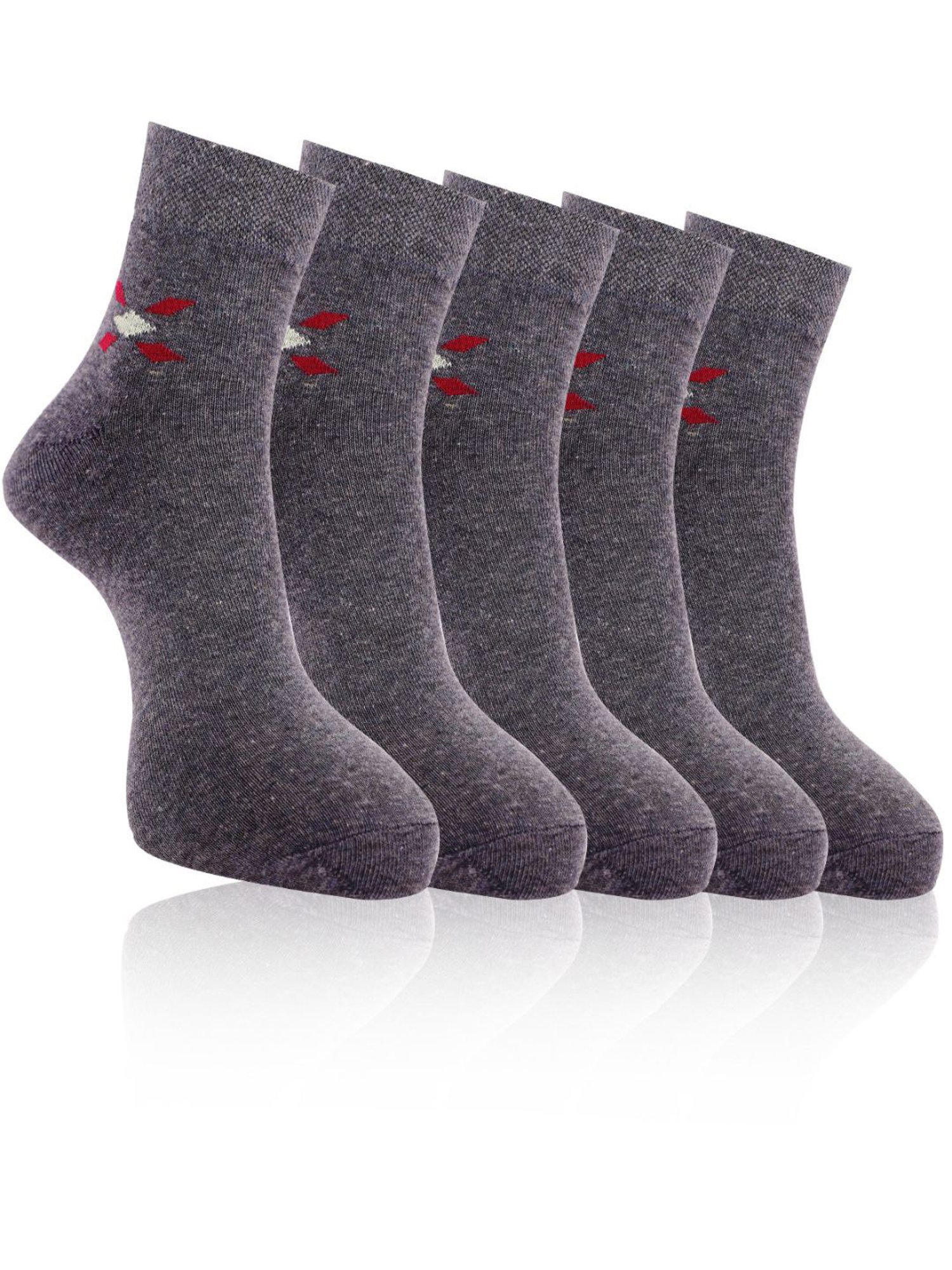 Dollar Socks For Mne's Formal Ankle Length In (Pack of 5)