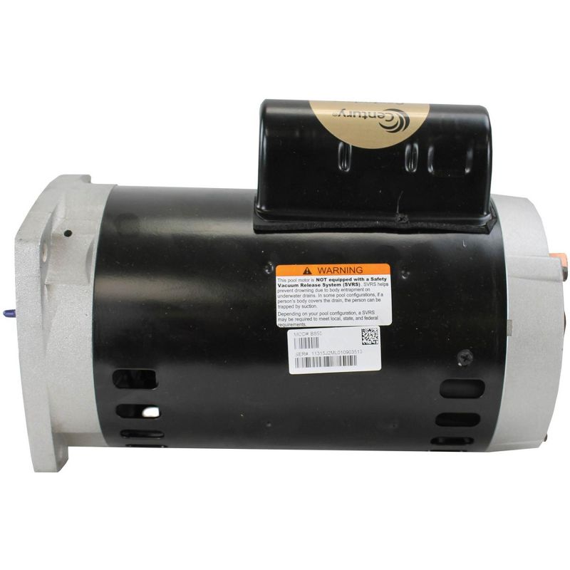 A.O. Smith Century B855 Up Rated 2.0 HP 3450 RPM Single Speed Pool Pump Motor