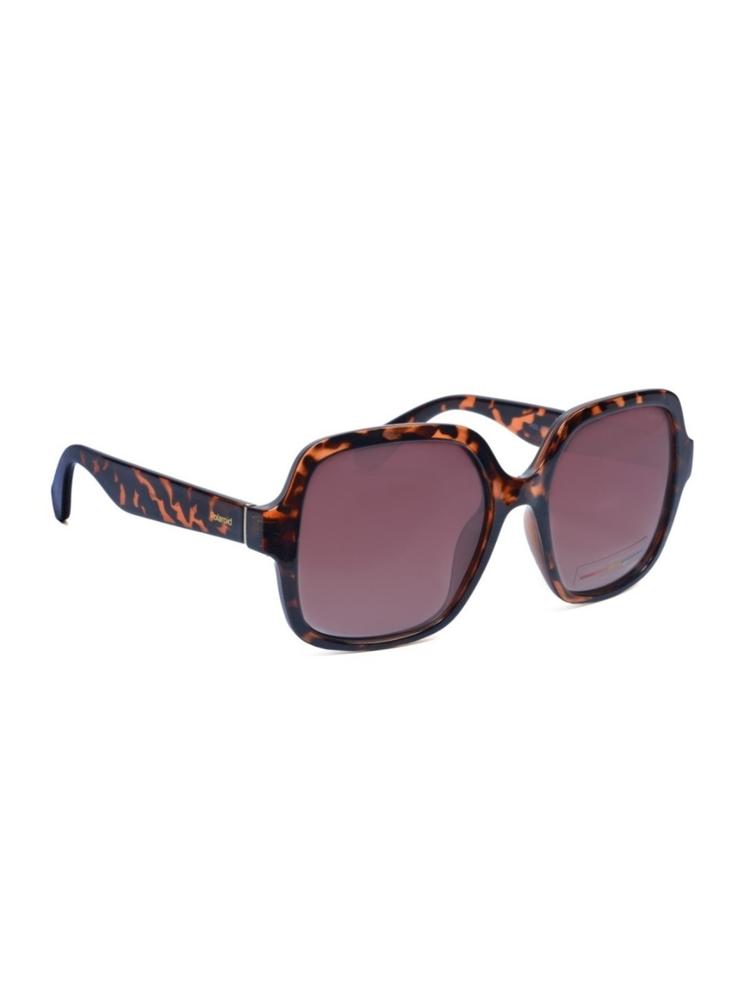 Polaroid Brown Square UV Protection Sunglasses for Women