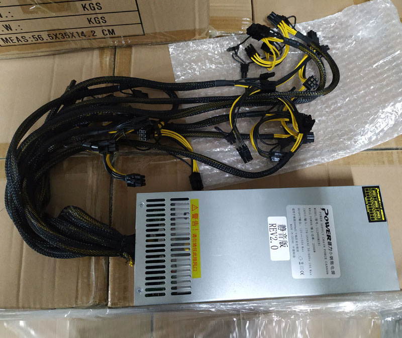 2500W PC Power Supply for Bitcoin Miner 2500W Mining Machine PSU Power Supply for Bitcoin Litecoin Antminer  Computer adapter ATX case power supply