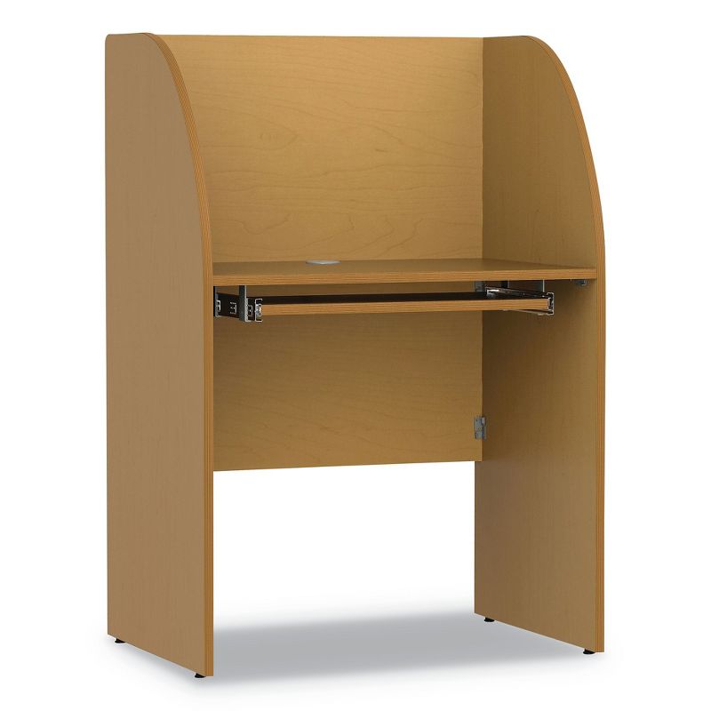 Linea Italia&reg; Study Carrell, 23 1/2w x 33d x 48 1/2h, Maple SC800MAP