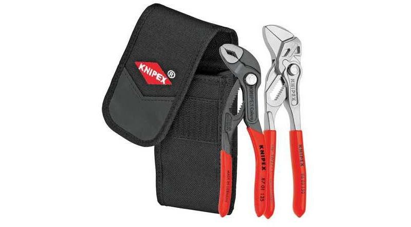 KNIPEX 00 20 72 V01 Mini Pliers Set in Belt Tool Pouch