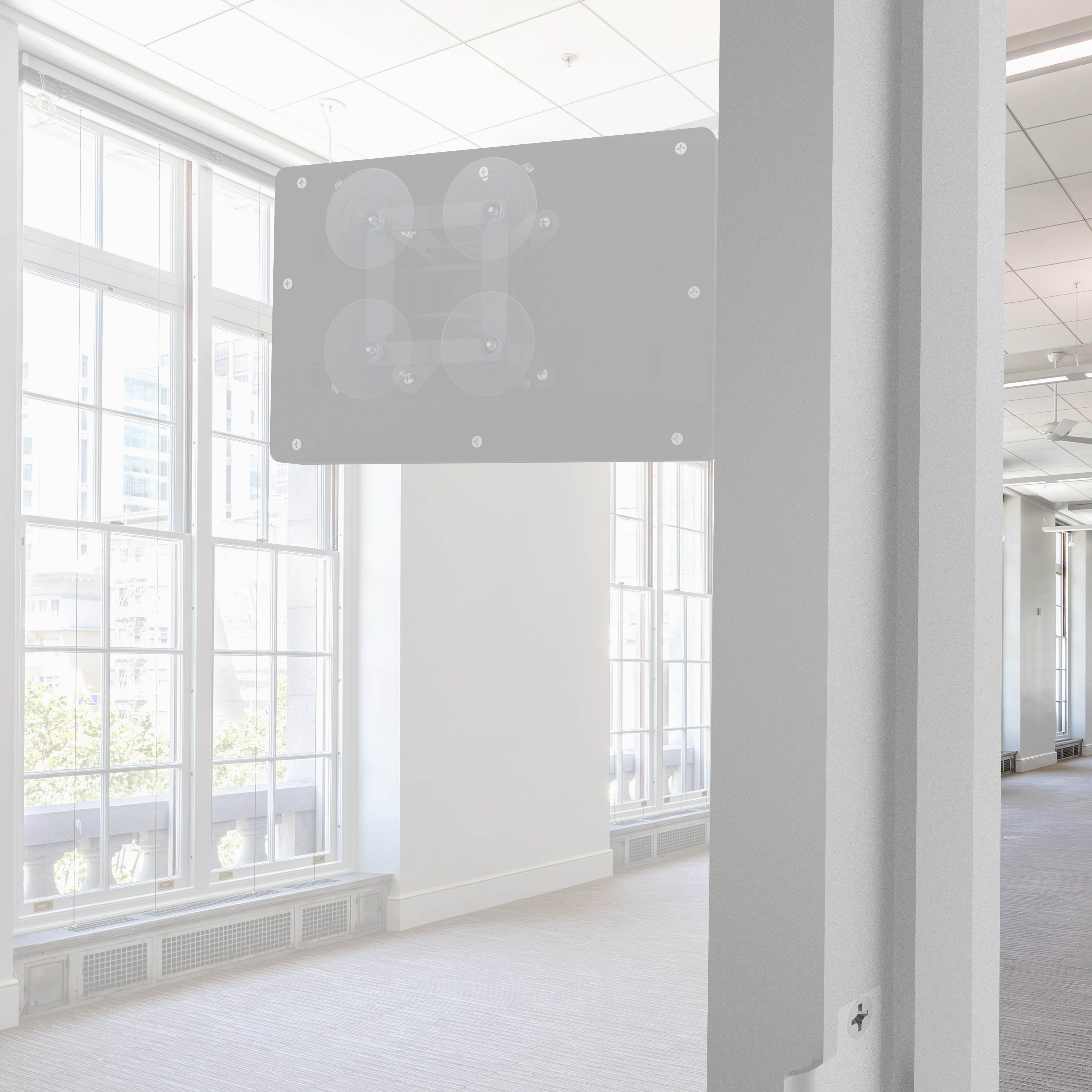 VidaMount Black Enclosure and Tilting Removable Glass Mount [Bundle] compatible with Samsung Galaxy Tab A 10.5