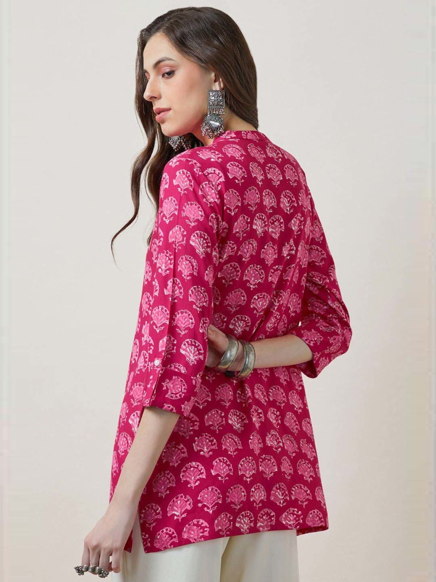 Soch Fuchsia Pink Printed Tunic