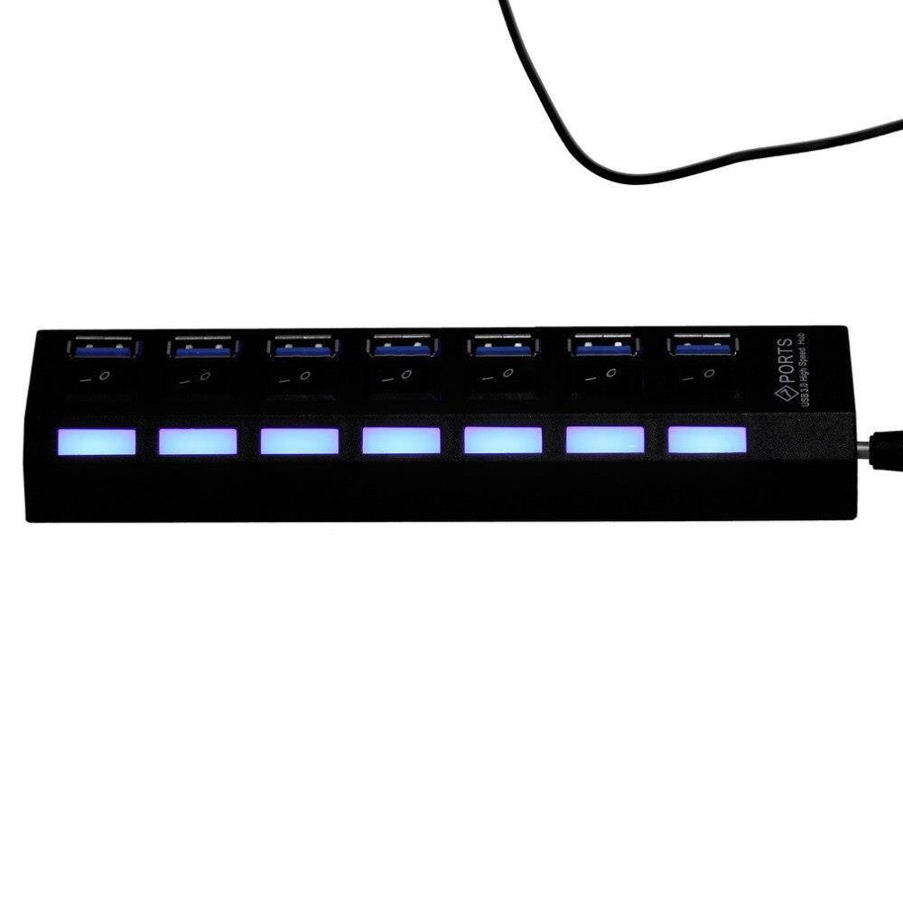 USB 3.0 Hub, Portable SuperSpeed 4 Port USB 3.0 Hub with Built-in Cable , USB Extension Multi-function USB Dock Hot Swapping Support for  Mac, PC, USB Flash Drives and Other Devices