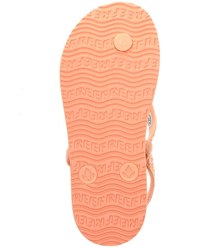 Reef Girls' Little Stargazer Mini Heart Flip Flops (Toddler)