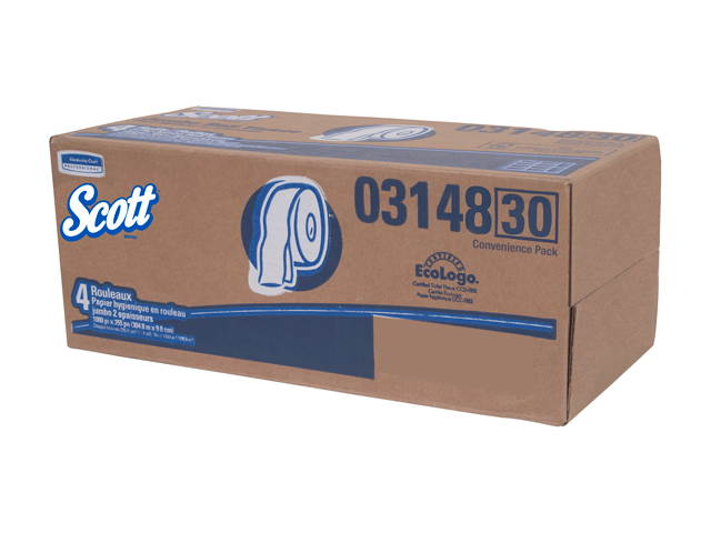 Scott Essential JRT Jumbo Roll Bath Tissue, Convenience Case