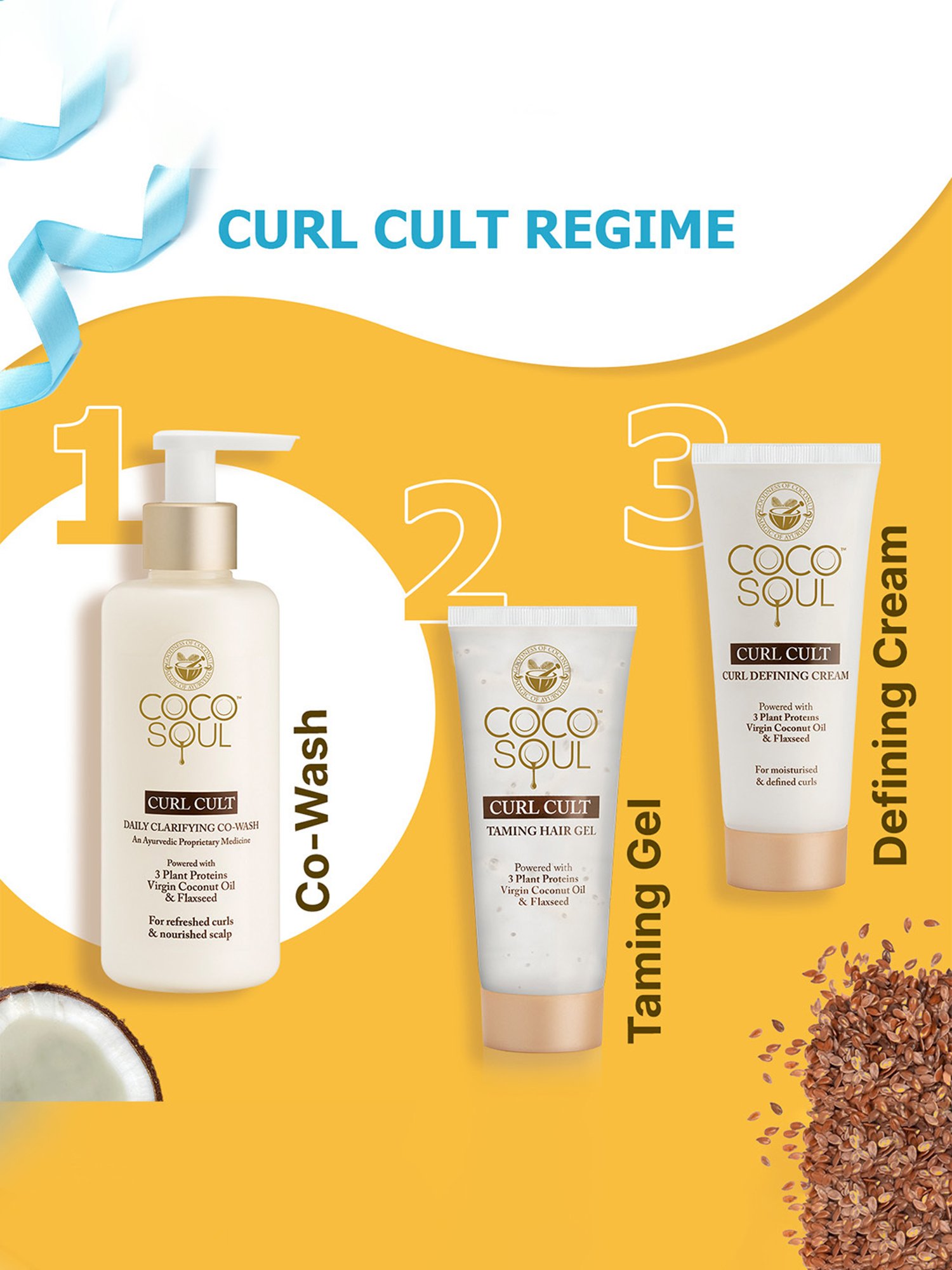 Coco Soul Curl Cult Daily Clarifying Co-Wash - 200 ml