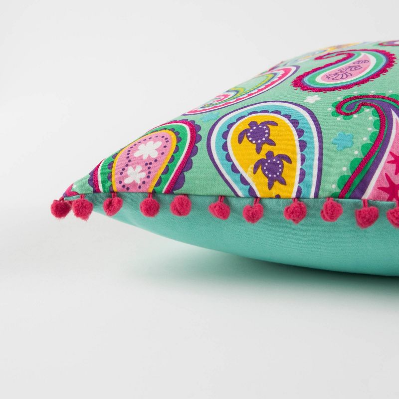 Simply Southern Floral Throw Pillow Green - Rizzy Home