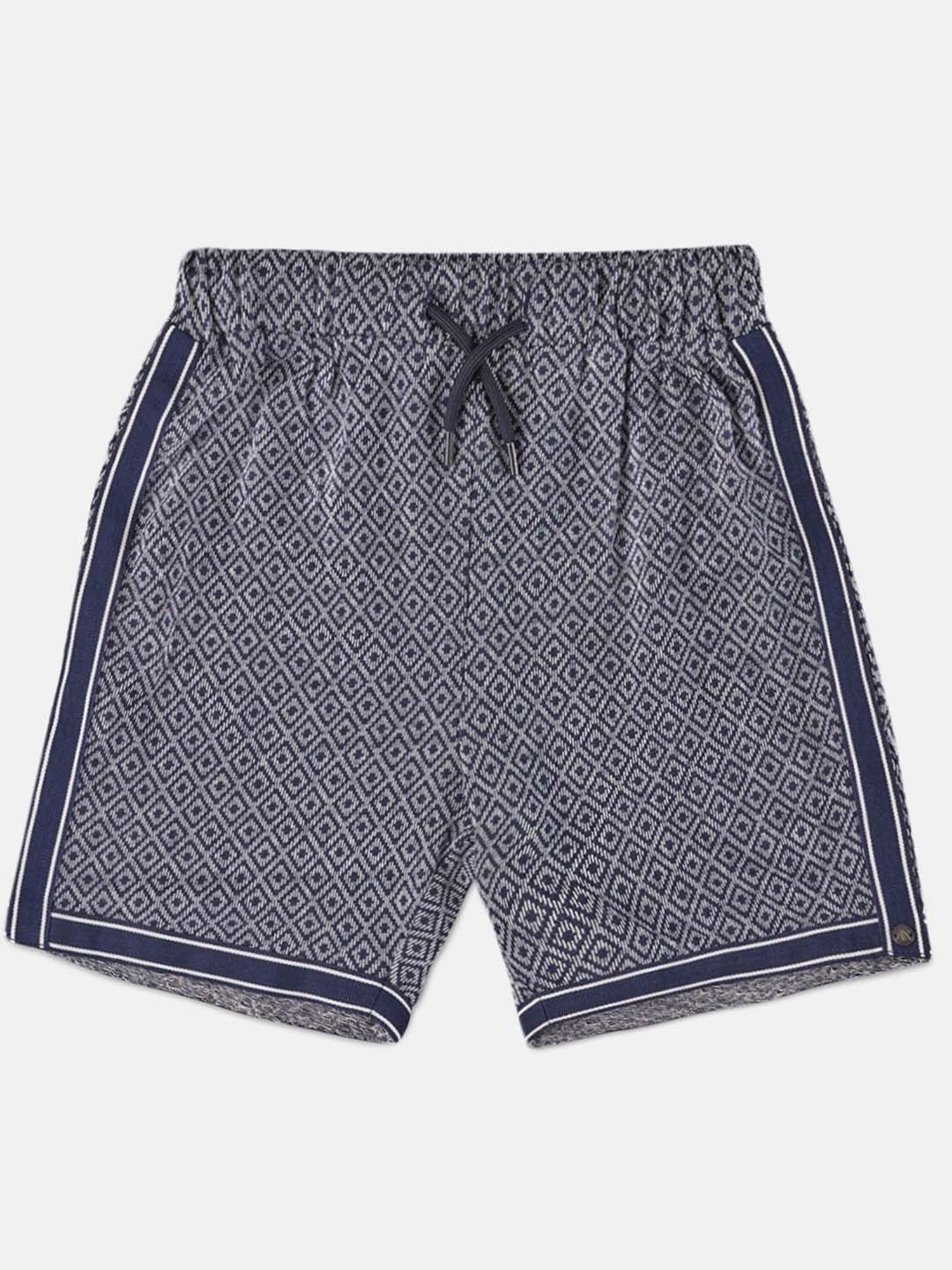 Angel & Rocket Kids Navy Printed Shorts