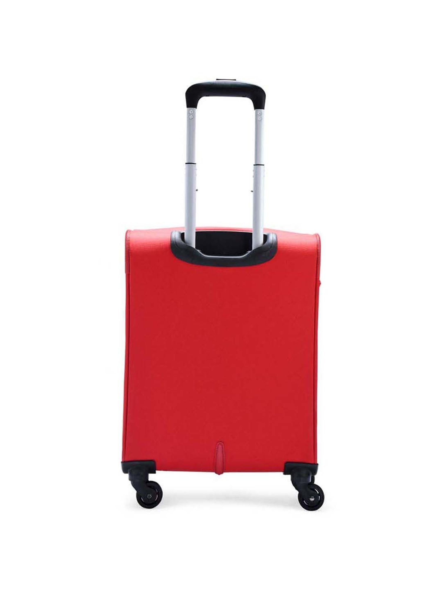 Aristocrat Evolve Red Solid Soft Cabin Trolley Bag - 55 cm