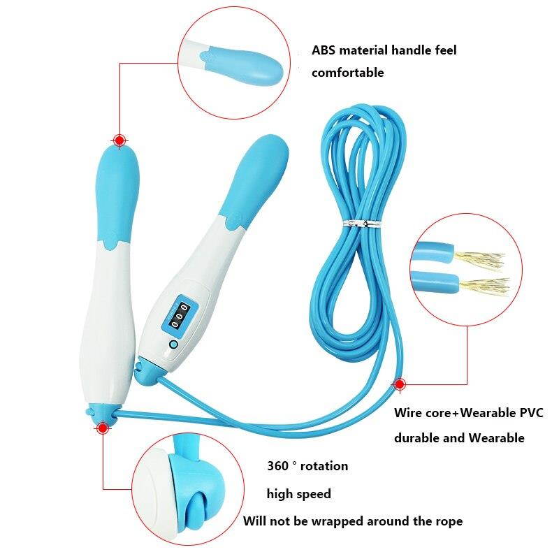 Jump Rope With Counter Skipping Rope Adjustable Fitness Equipment Speed Rope equipments
