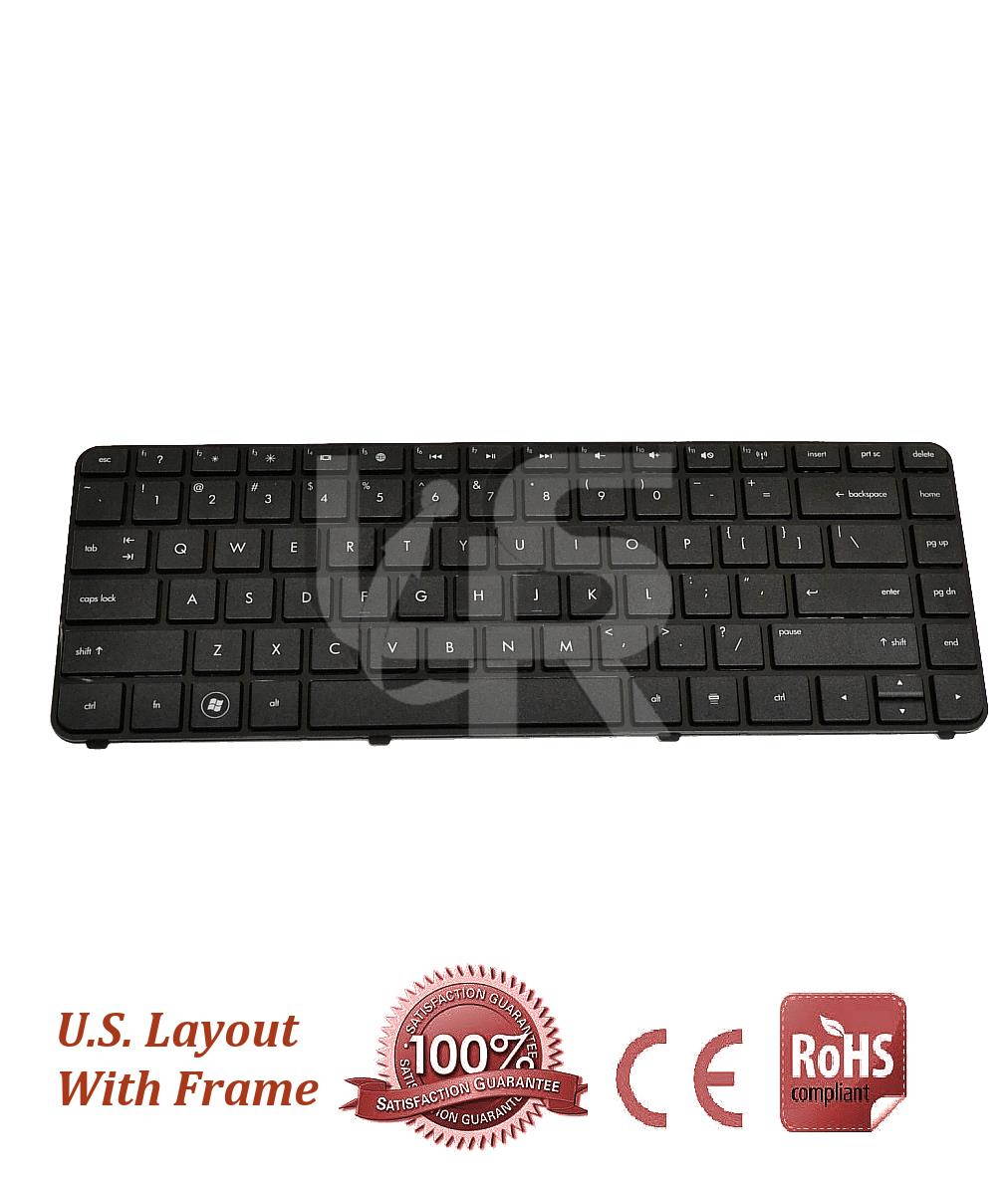 Loreso Compatible Laptop Keyboard Replacement for HP Pavilion G4 G4-2000 680555-001 698188-001 697443-001 683196-001 LKB-HC33B - Black