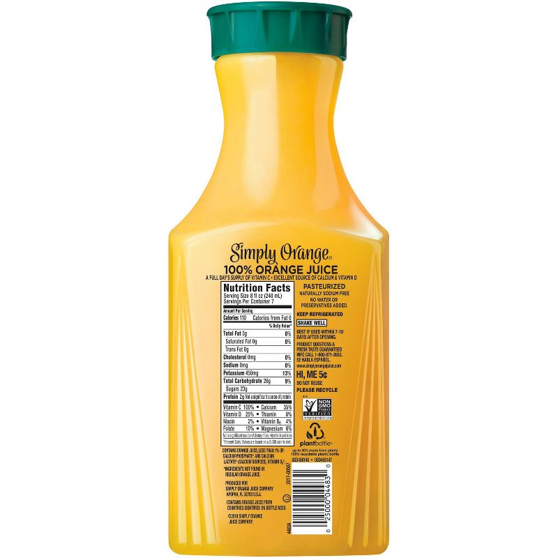 Simply Orange Medium Pulp with Calcium & Vitamin D Juice - 52 fl oz