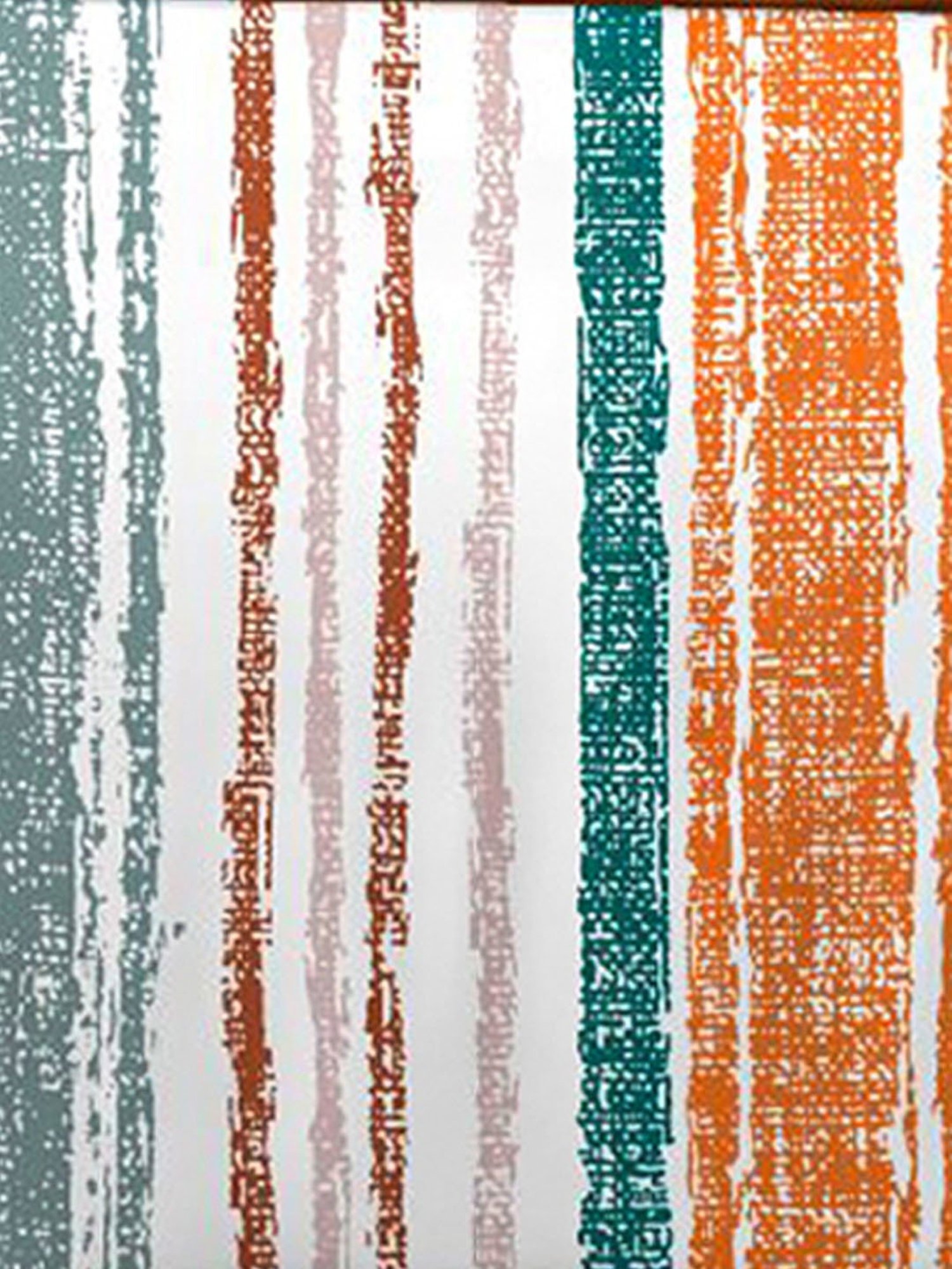 Ariana Stripes Multicolor Microfibre Super king Bedsheet with 2 Pillow Covers