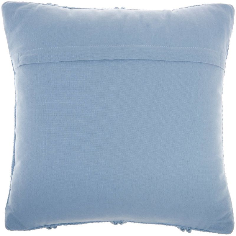 18"x18" Life Styles Woven Diamonds Square Throw Pillow Ocean Blue - Mina Victory