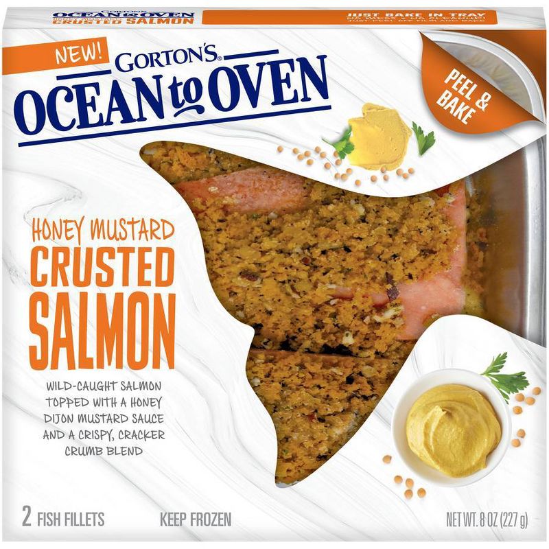 Gorton's Ocean to Oven Honey Mustard Crusted Salmon - Frozen - 8oz