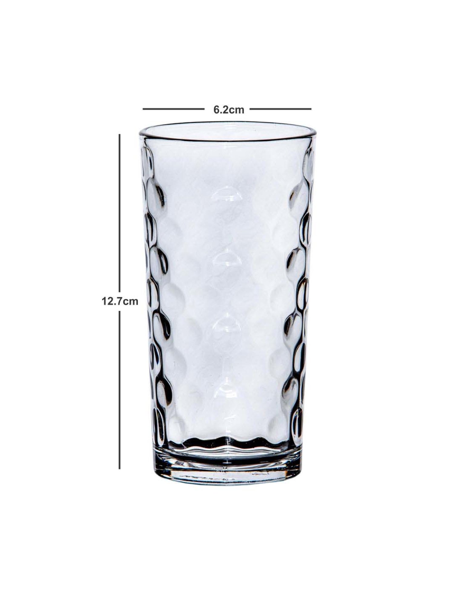 Luminarc Transparent Glass Tumbler (0.23 L) - Set of 6