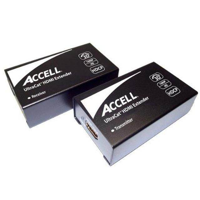 Accell UltraCat HDMI to Single Cat5e Extenders - Up to 1080p and 3D over 164ft with Single Cat5e Cable
