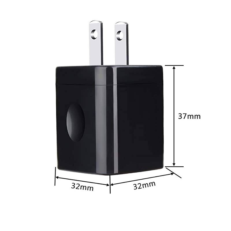 Phone Charger Box  5 Pack 21A Universal USB Wall Charger Plug Cube Power Adapter Replacement for iPhone iPad Samsung Galaxy S10S9Note 9 LG Pixel Moto Google HTC