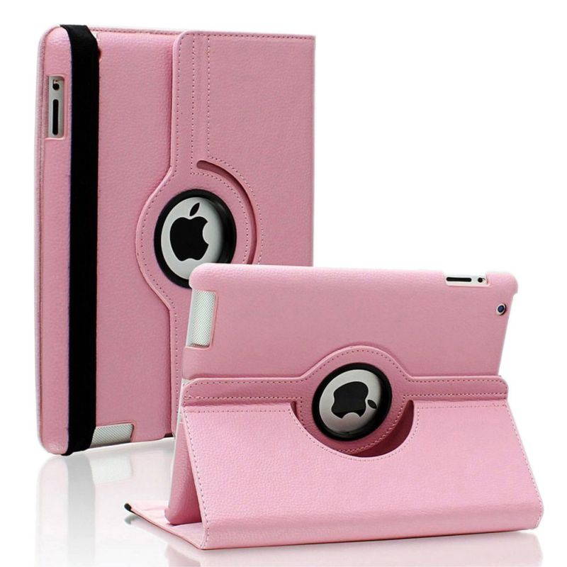 Fullbell Apple iPad 2/3/4 Case - 360 Degree Rotating Stand Smart Case Cover for iPad with Retina Display (iPad 4th Generation), the new iPad 3 & iPad 2 (Automatic Wake/Sleep Feature) - Black