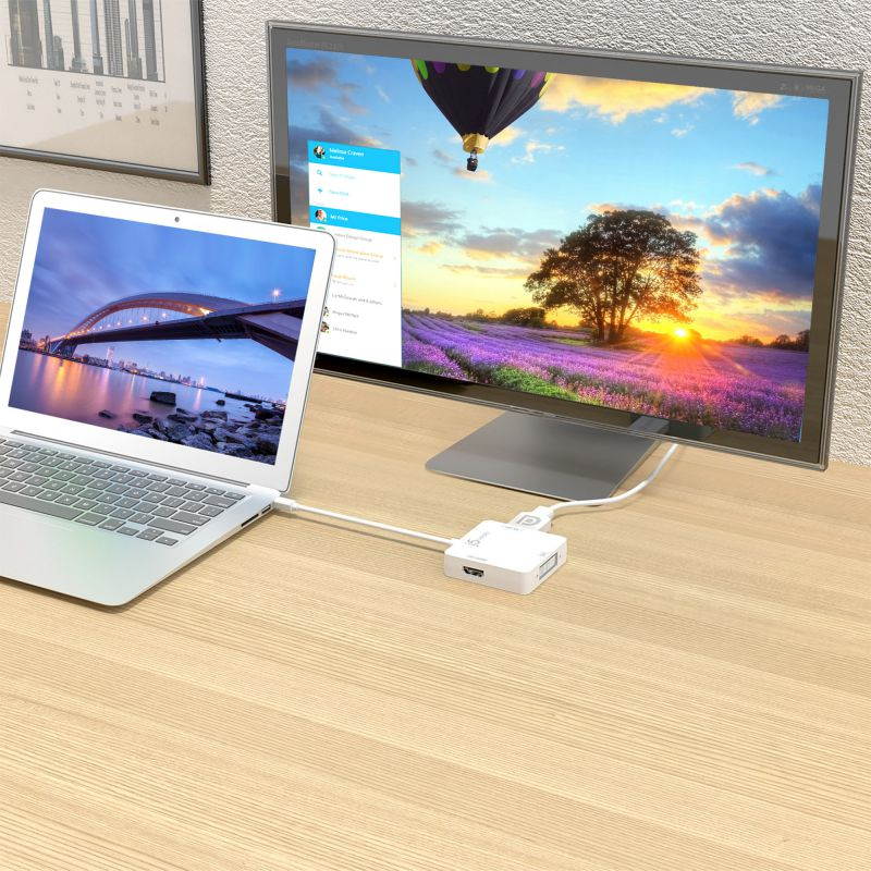 j5create mini DisplayPort to 4K DisplayPort/4K HDMI/DVI Adapter