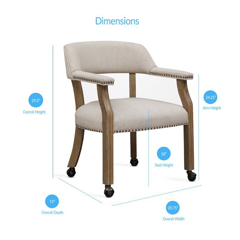 Millstone Game or Dining Chairs - Set of 4 - Comfort Pointe