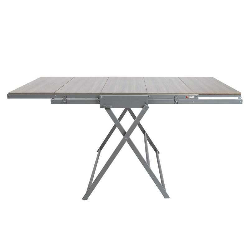 Furinno Turn-N-Tube 4 Tier Multipurpose Open Wood Display Shelf and Bookcase for Living Room, Dining Room, Bedroom, and Office Spaces, Espresso Black