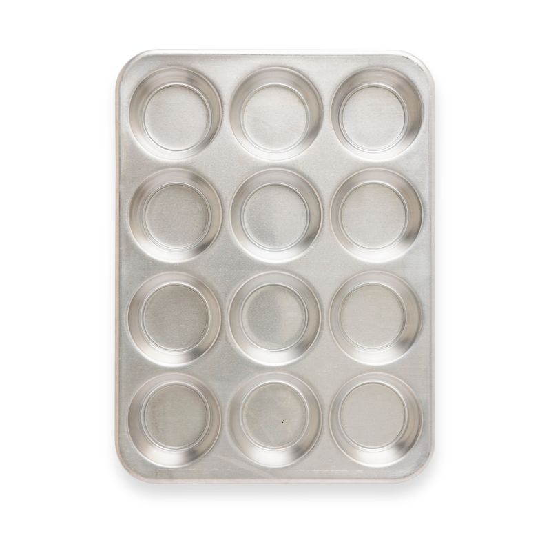 Nordic Ware Natural Aluminum Commercial Muffin Pan, 12 Cup