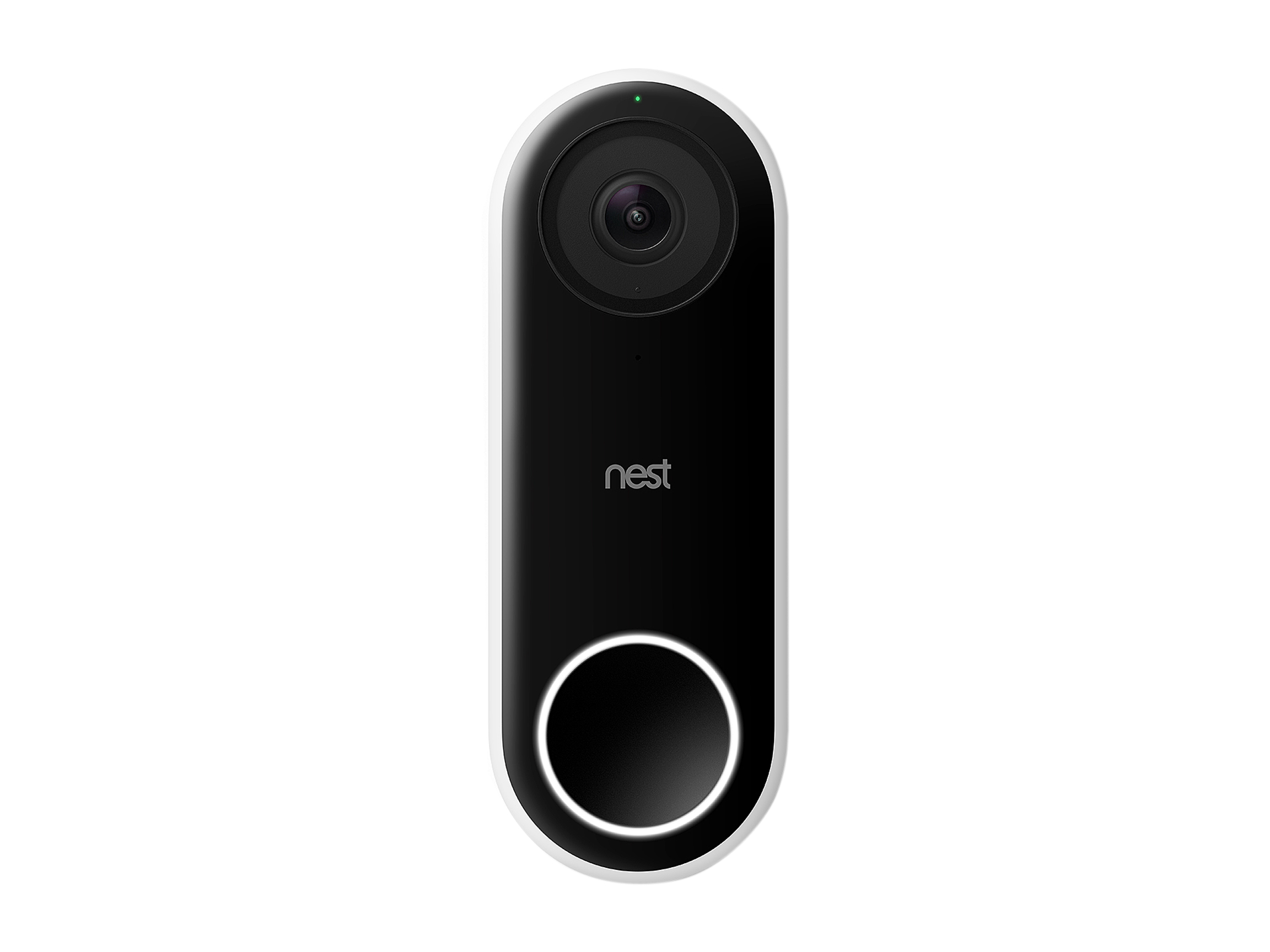 Nest Hello Doorbell, Full HD with 3MP (2K) color sensor, 8x digital zoom Smart Wired Doorbell